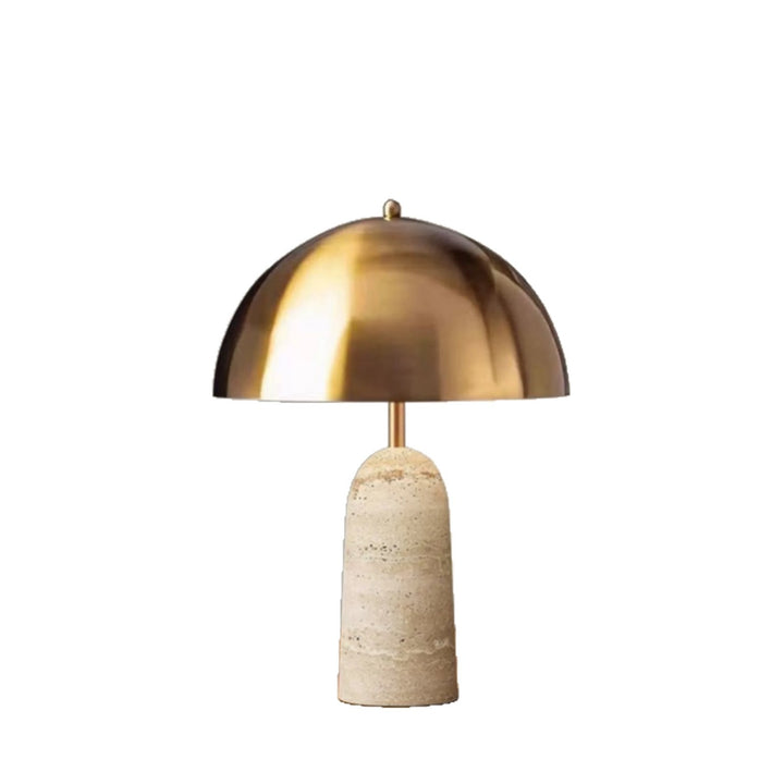 Modern Marble and Metal Table Lamp
