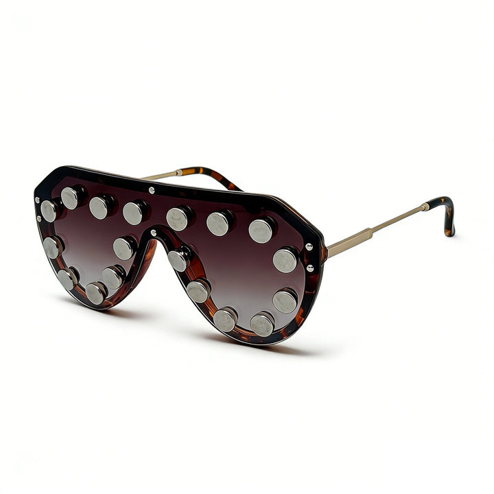 Women's extravagant designer sunglasses with geometric accents Stornfield