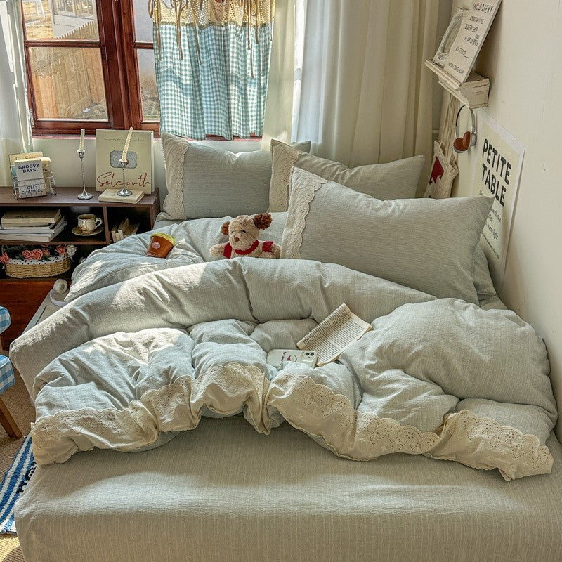 Elegant Embroidered Bedding Set