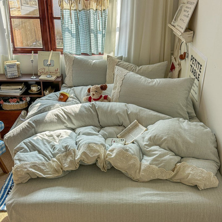 Elegant Embroidered Bedding Set