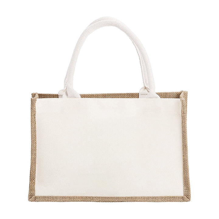 Spacious jute bag with reinforced handles Stornfield