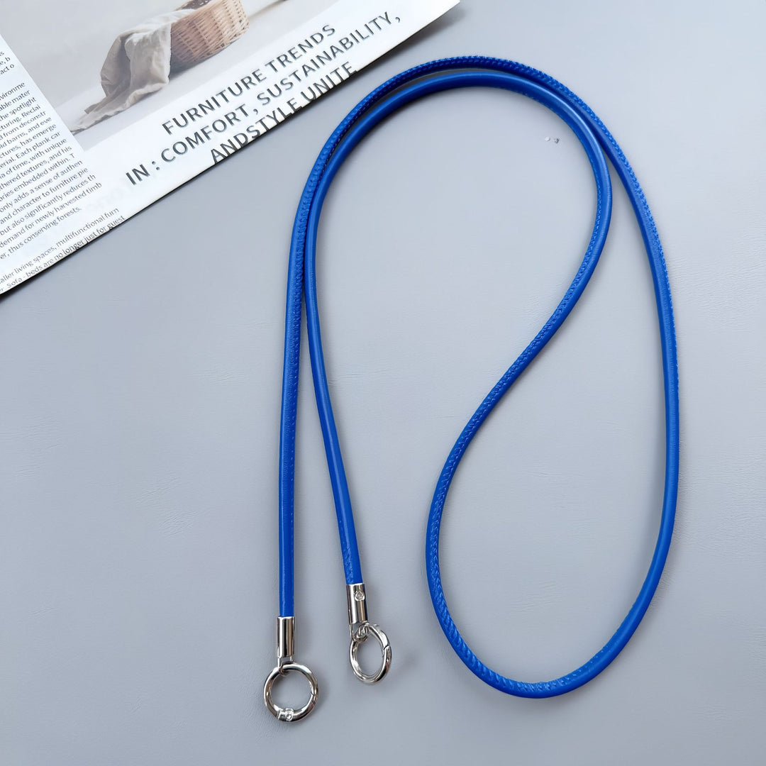 Premium Double-Ring Leather Lanyard Stornfield