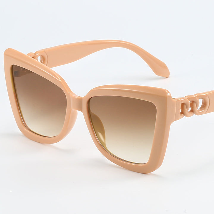 Ladies modern cat-eye sunglasses with clear frame and UV protection Stornfield