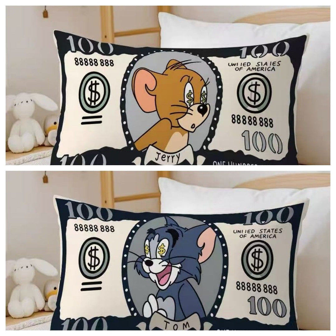 Cartoon-Themed Decorative Cushion