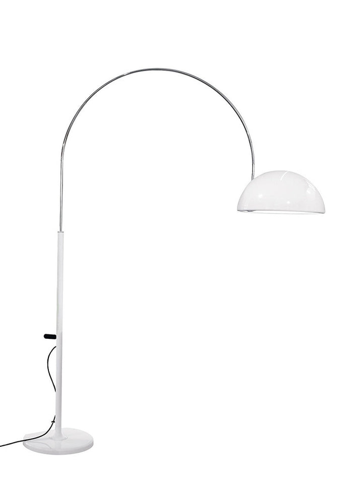 Arc Floor Lamp with Adjustable Height and Elegant Shade