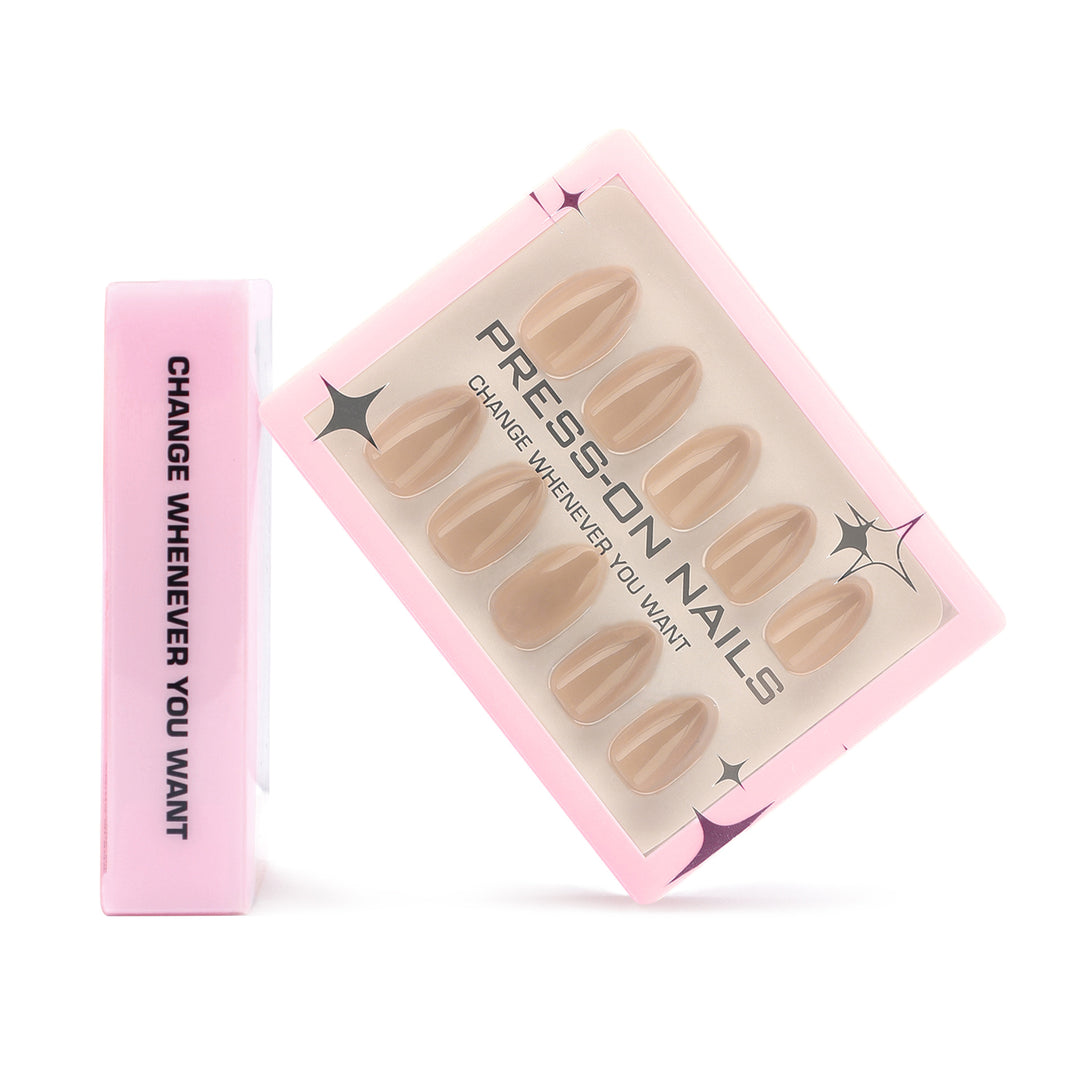 Artificial press-on nails in elegant oval design Stornfield