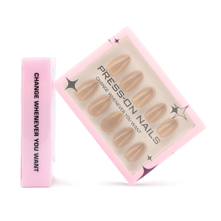 Artificial press-on nails in elegant oval design Stornfield