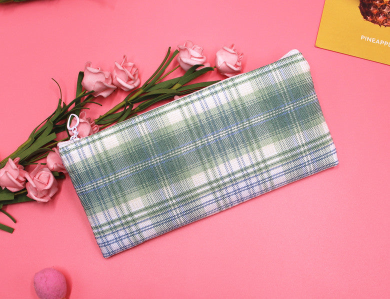 Stylish Plaid Pencil Case Stornfield