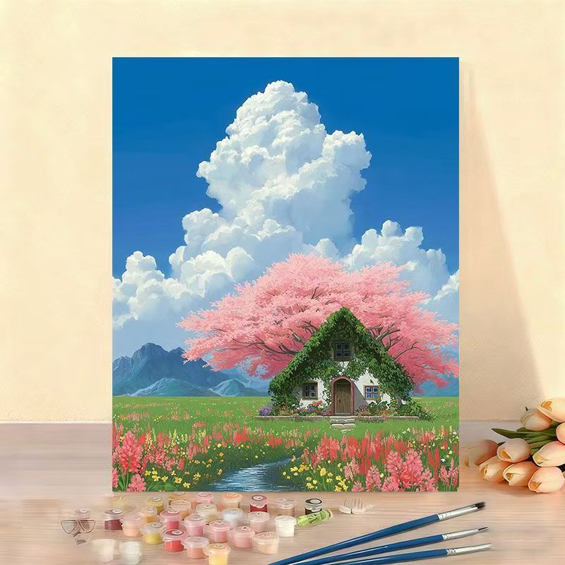 DIY Scenic Home Landscape Paint by Numbers Art Kit Stornfield