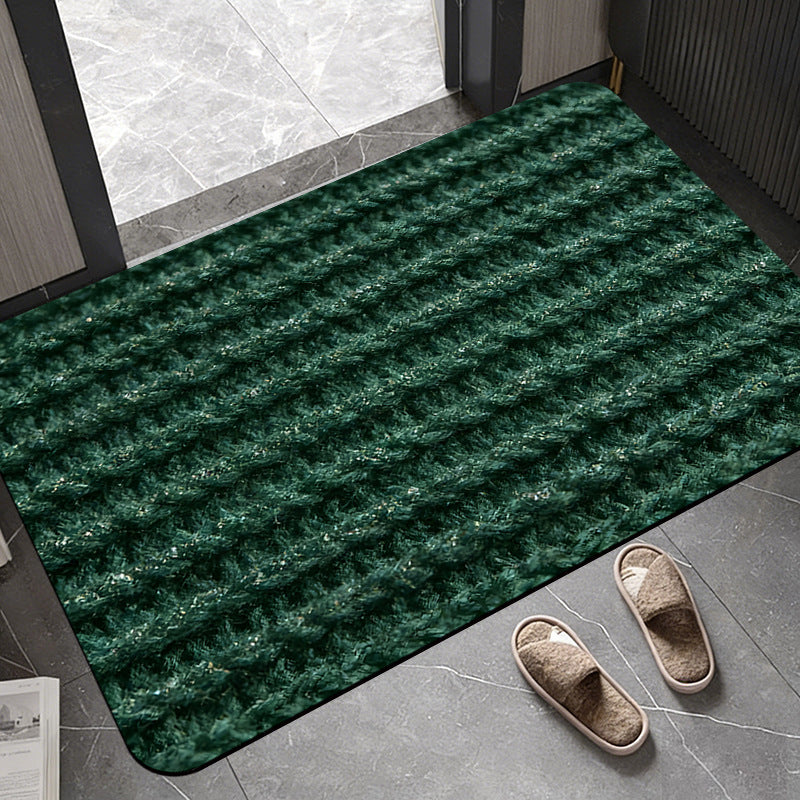 Plush Textured Door Mat