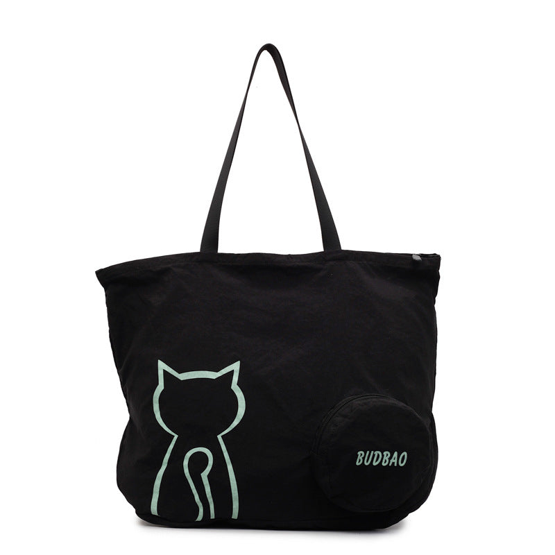Tote bag with stylish cat design and generous storage space Stornfield