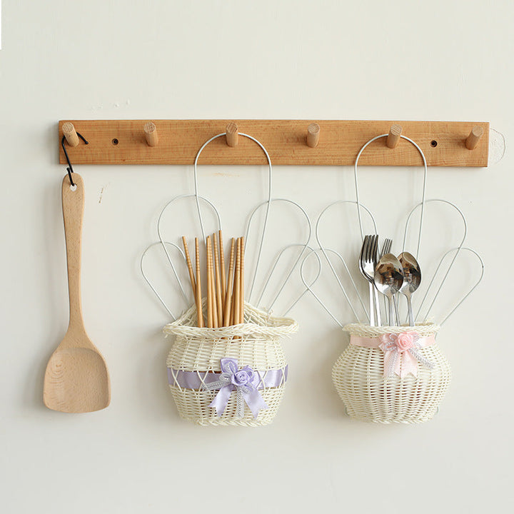 Decorative Woven Flower Basket Stornfield