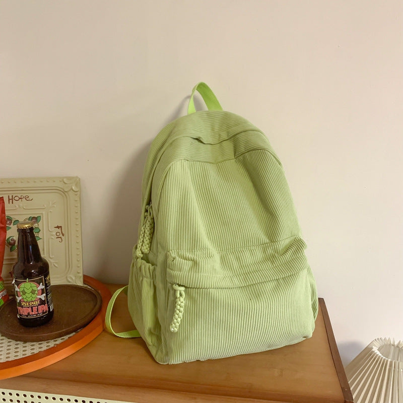 Textured Corduroy Backpack Stornfield