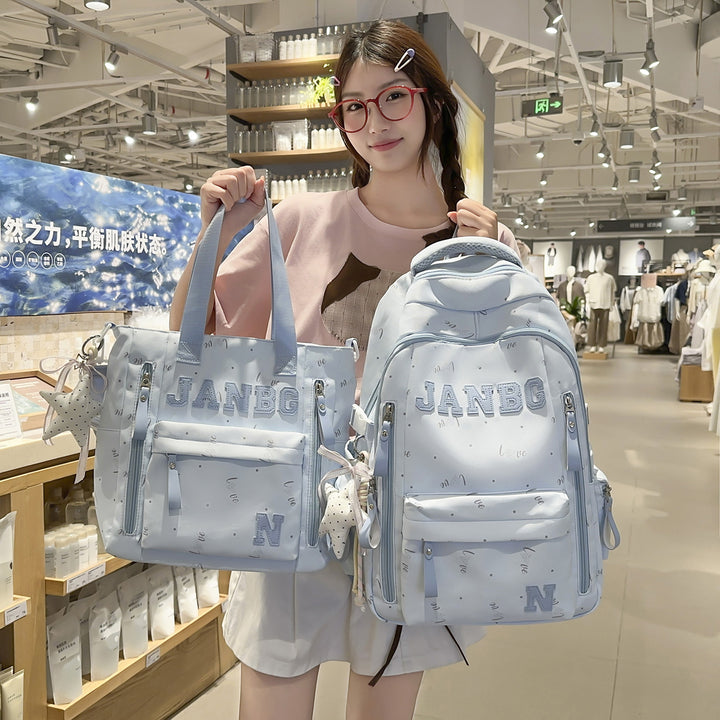 Stylish Non-Transparent Fabric Backpack Stornfield