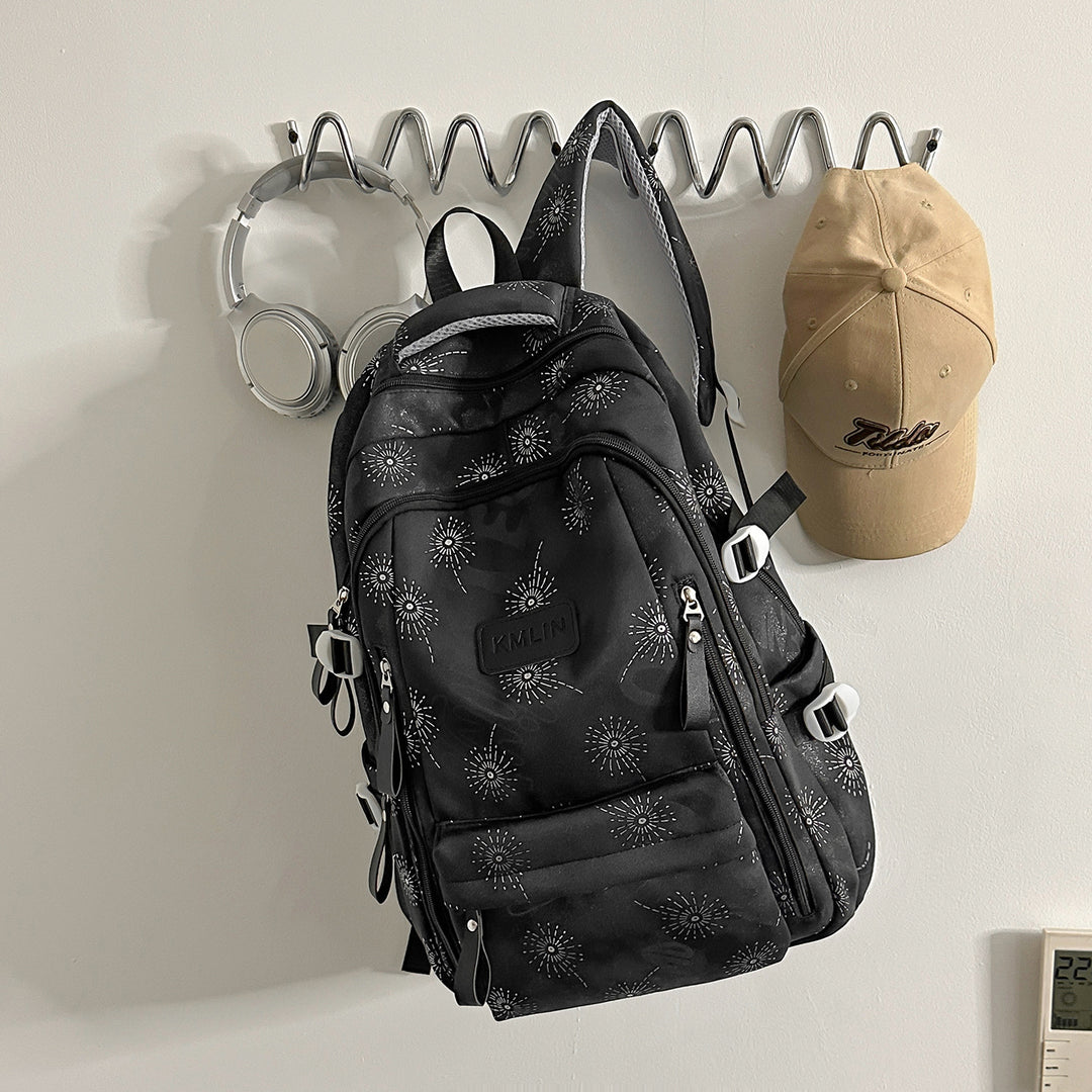 Versatile Floral-Embroidered Backpack Stornfield