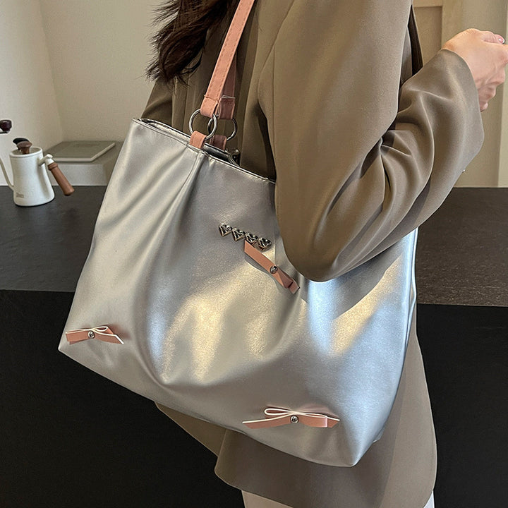 Elegant Faux Leather Hobo Bag