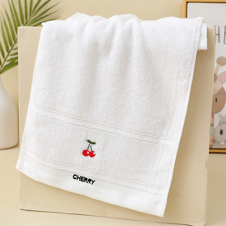 Ladies cotton towel with fresh pear motif Stornfield