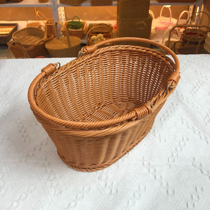 Handcrafted Rectangular Woven Storage Basket Stornfield