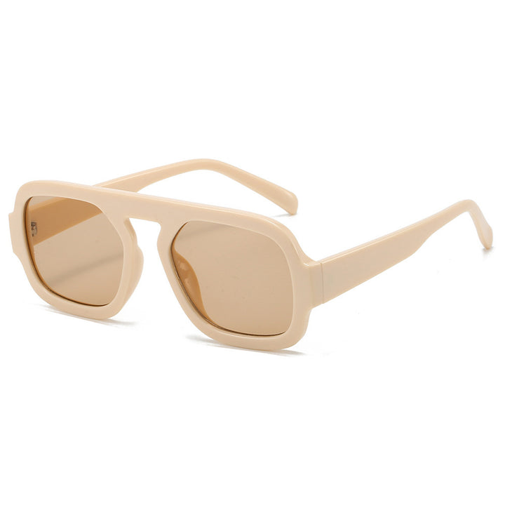 Oversized Geometric Lens Sunglasses Stornfield