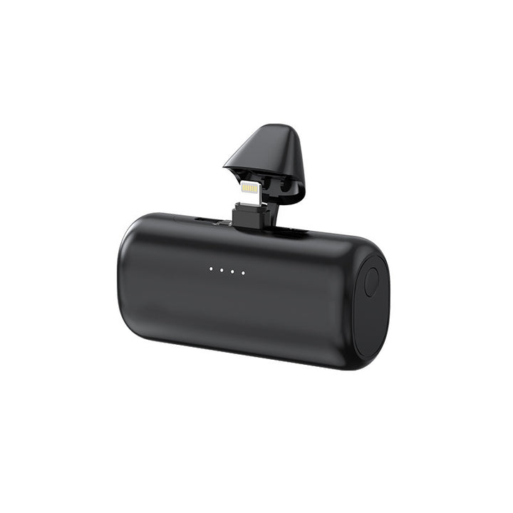 Portable power bank with integrated Lightning cable and LED charging indicator Stornfield
