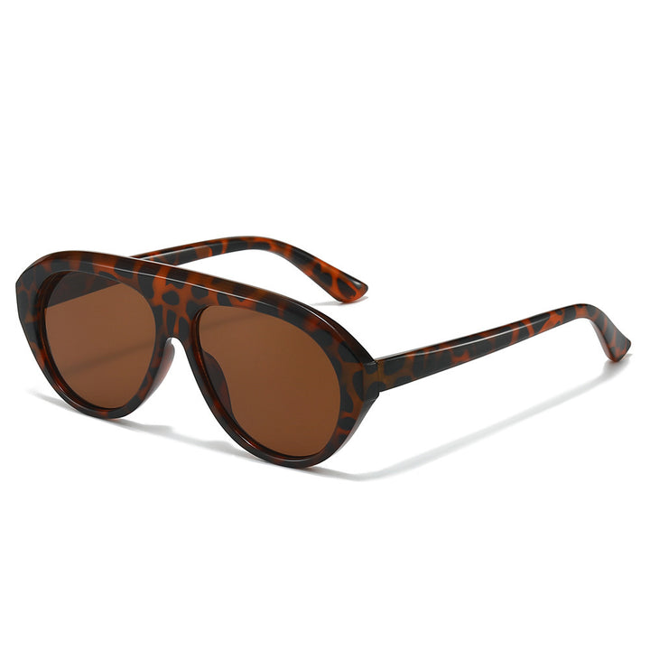 Oversized Geometric Aviator Sunglasses Stornfield