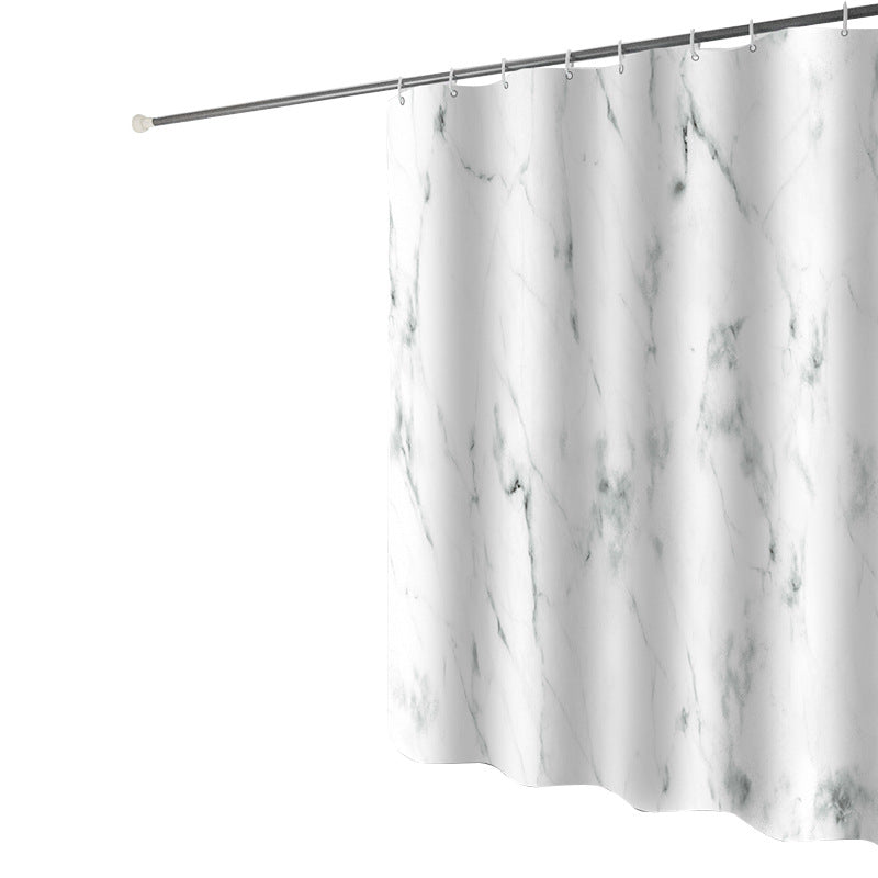 Women's Marble Print Shower Curtain Stornfield