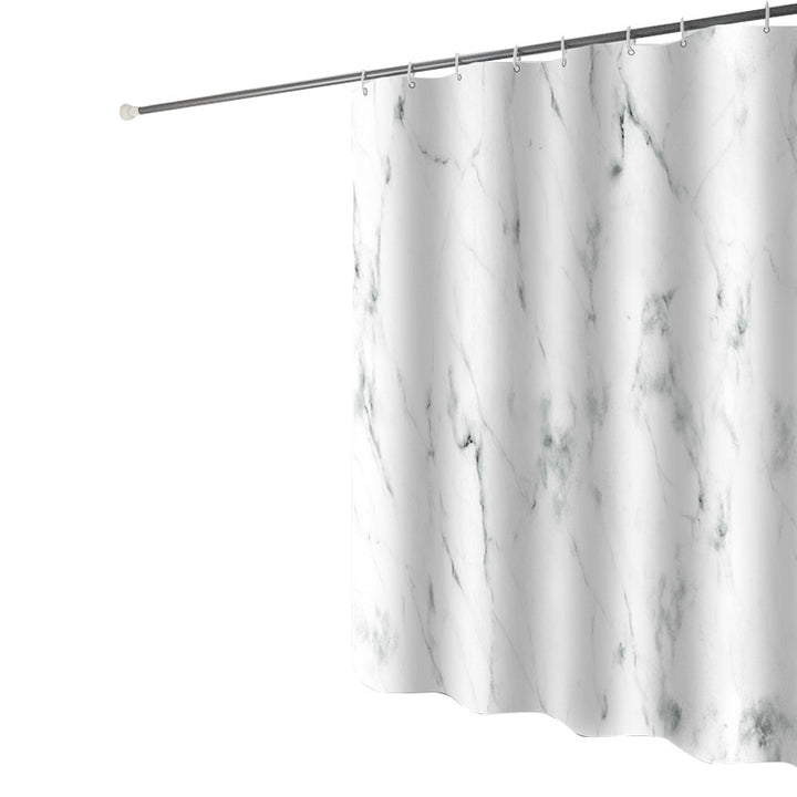 Women's Marble Print Shower Curtain Stornfield