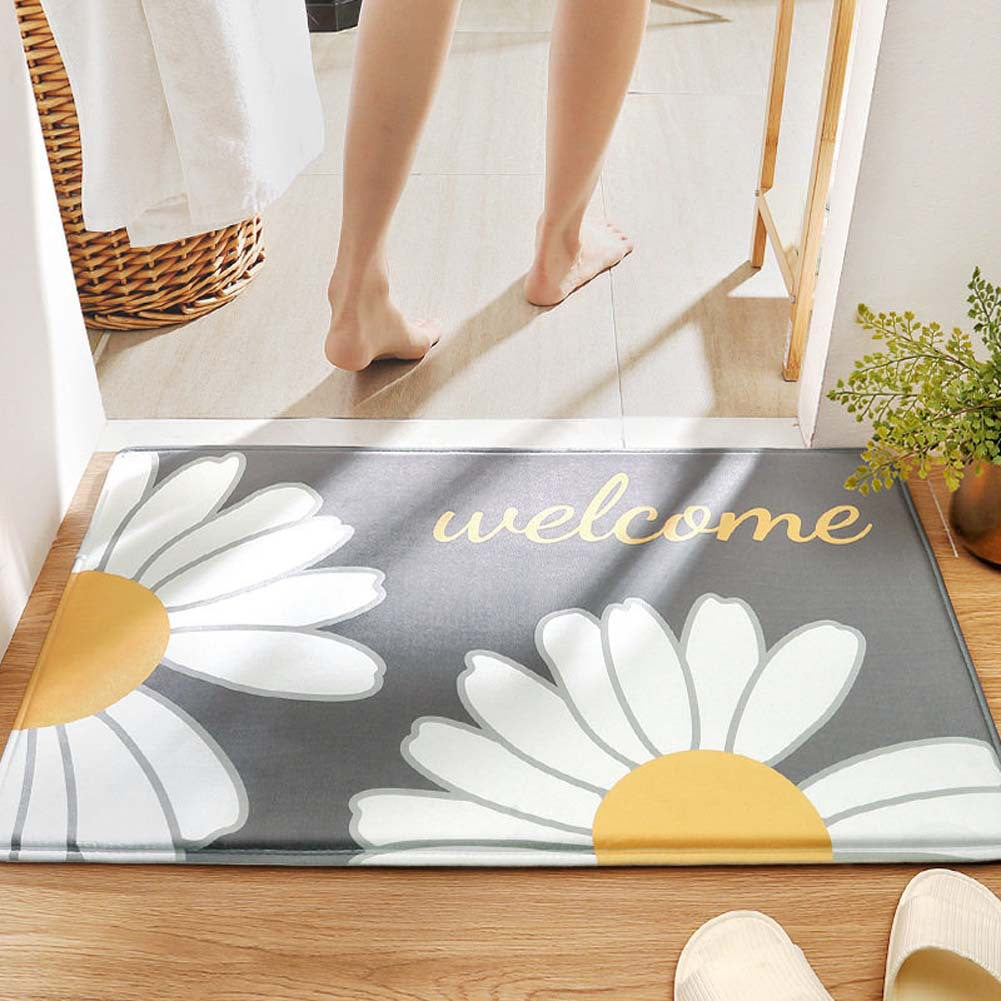 Playful Animal Design Bath Mat