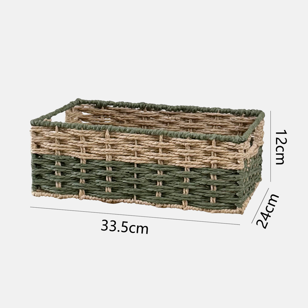 Handcrafted storage basket in natural design Stornfield