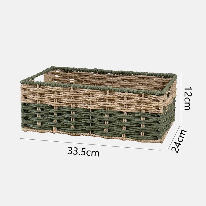 Handcrafted storage basket in natural design Stornfield