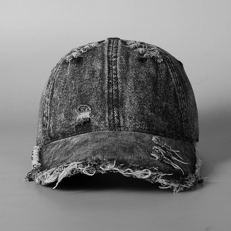 Men's Distressed Vintage Denim Baseball Cap Stornfield