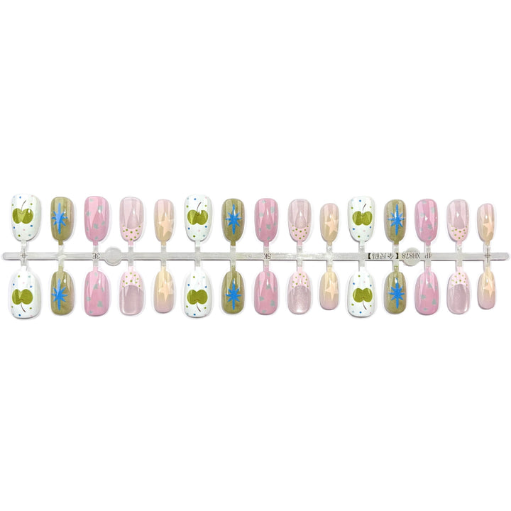 Playful Designed Press-On Nail Set