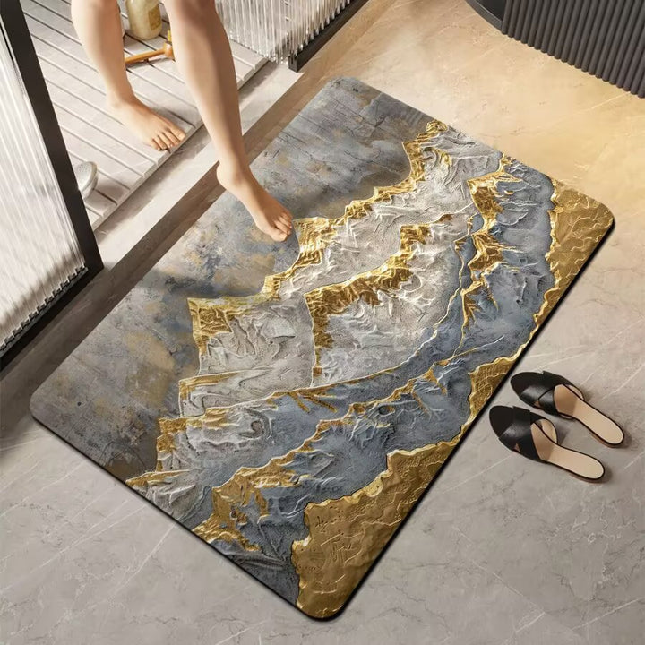 Luxurious Marble Finish Mat Stornfield