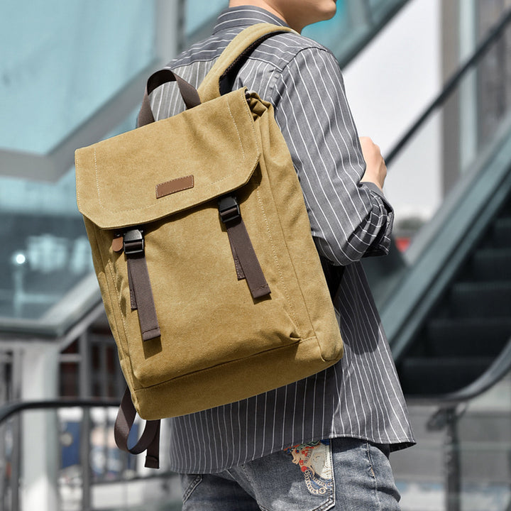 Vintage Canvas Travel Backpack Stornfield