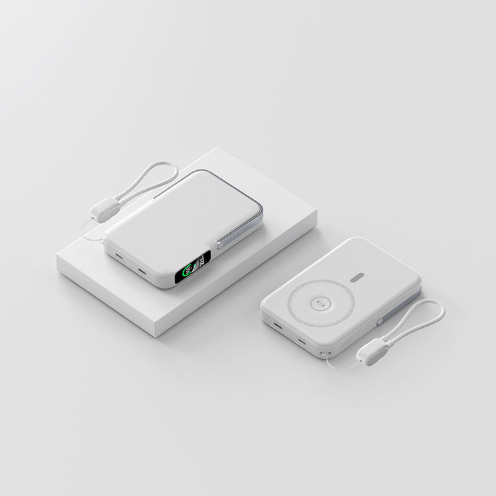 Ultrasonic lightweight power bank with integrated LED display and fast charging function Stornfield