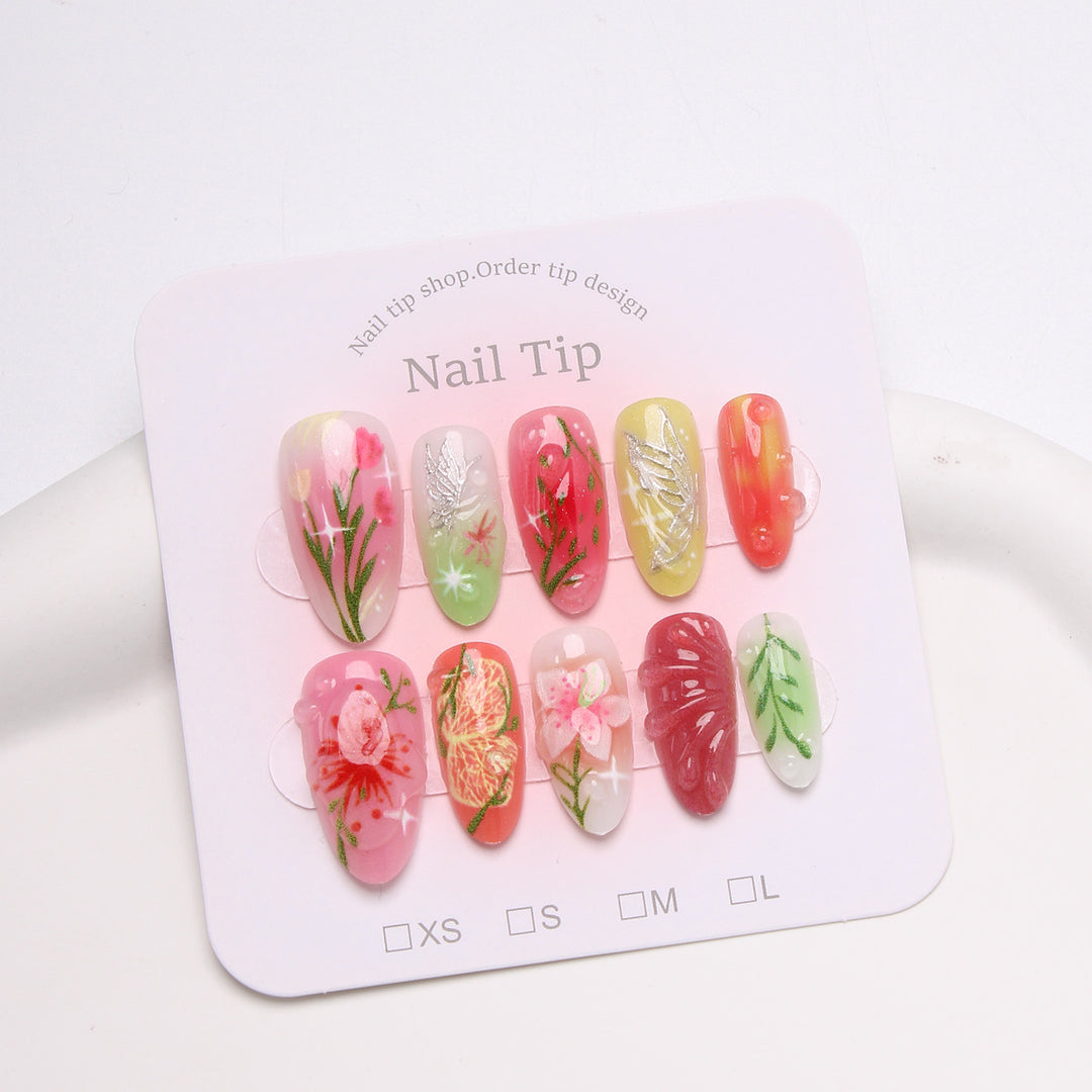 DIY Press-On Nail Art Set Stornfield