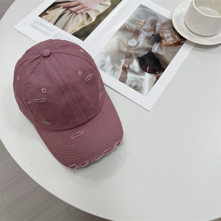 Men's Distressed Vintage-Style Baseball Cap Stornfield