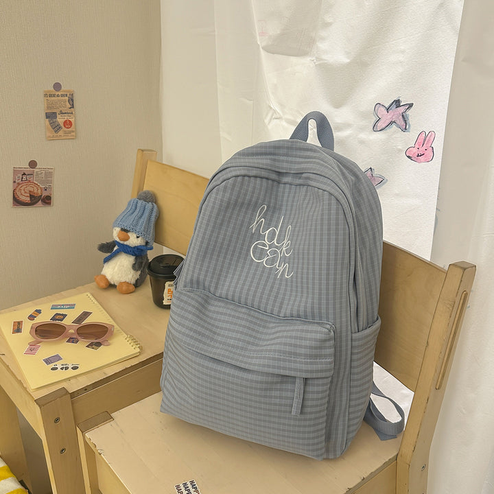 Casual Checked Patterned Backpack Stornfield