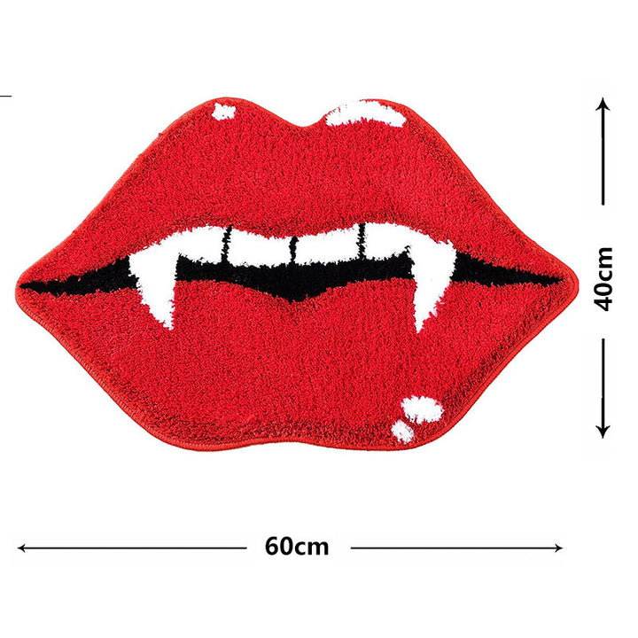 Ghost-Shaped Plush Bath Mat