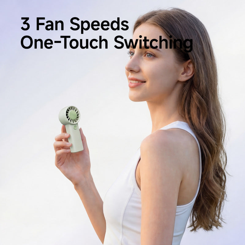 Unisex nan compact rechargeable handheld personal fan with quiet brushless motor Stornfield