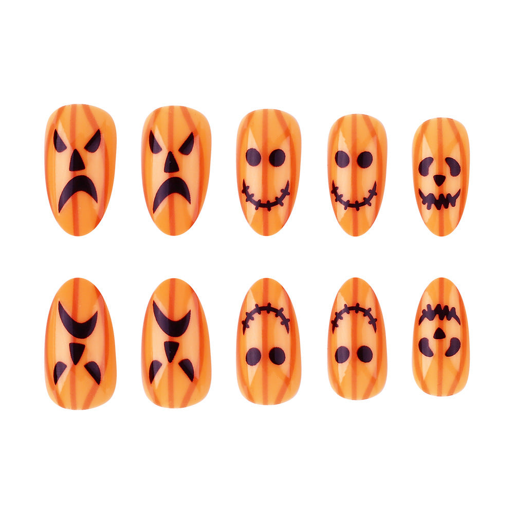 Halloween-Themed Press-On Nail Set Stornfield