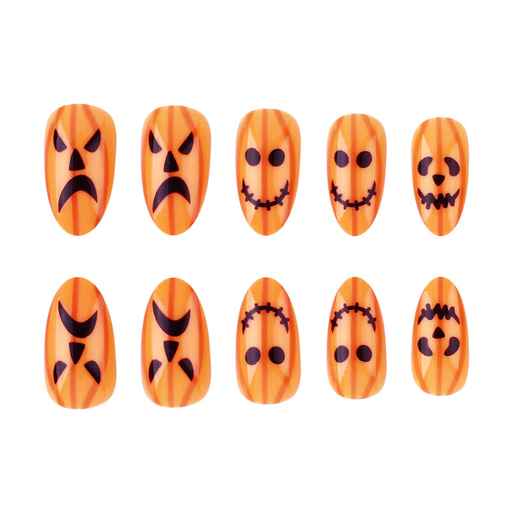 Halloween-Themed Press-On Nail Set Stornfield