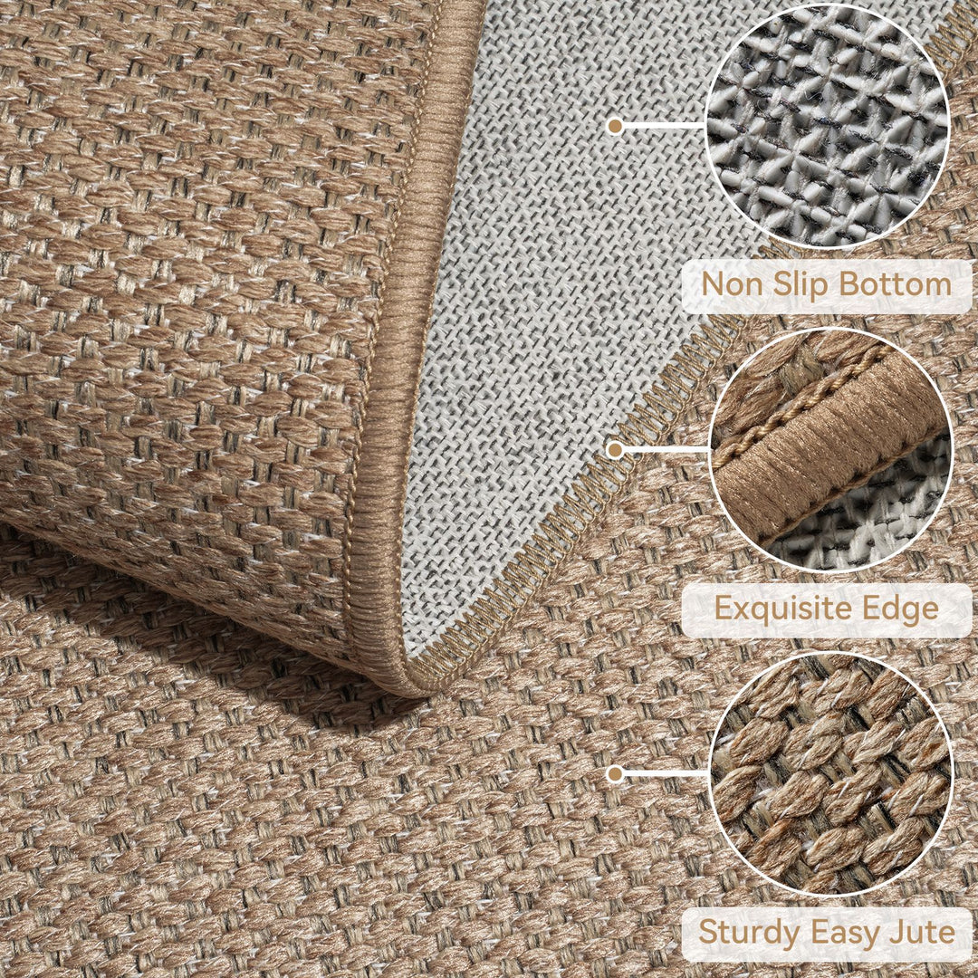 Intricate Floral Design Runner Mat