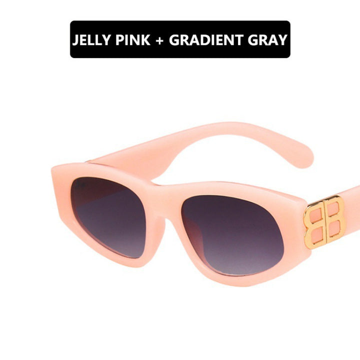 Ladies stylish cat-eye sunglasses with modern leopard pattern Stornfield