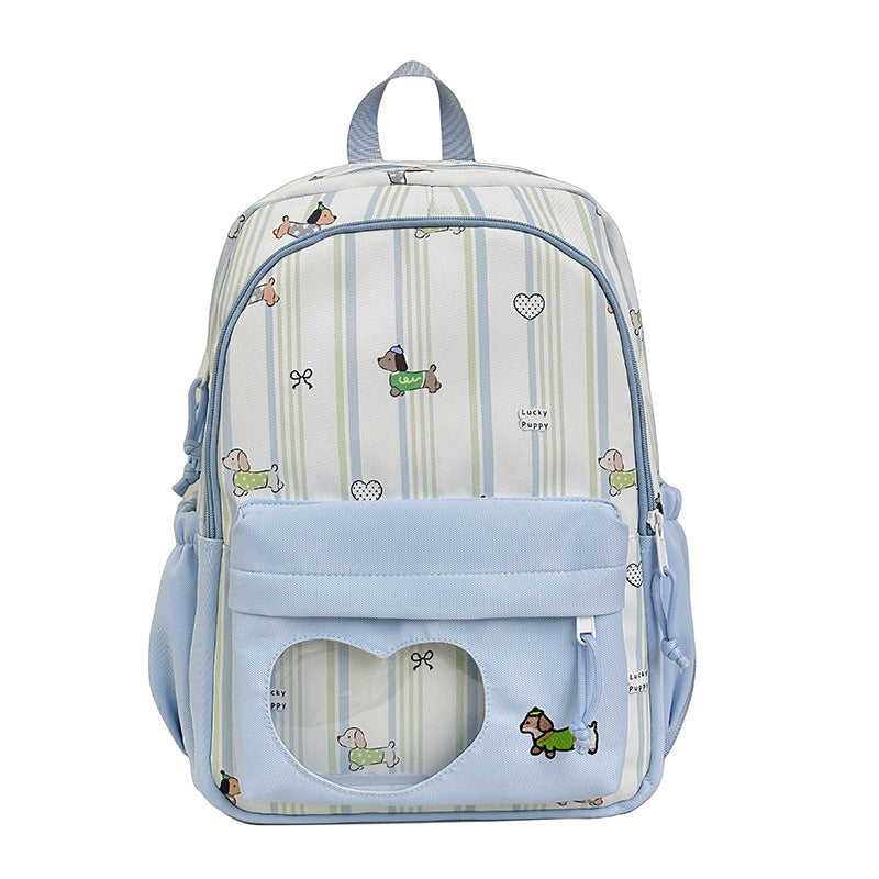 Backpack with Creative Music and Animal Motif Stornfield