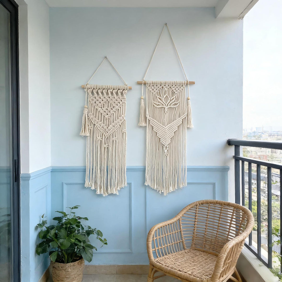Handcrafted Macrame Wall Tapestry Stornfield
