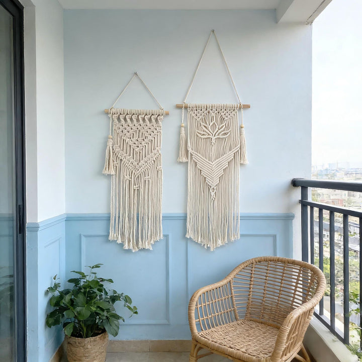 Handcrafted Macrame Wall Tapestry Stornfield