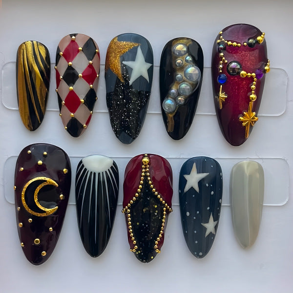 Thematic Artisan Press-On Nail Set Stornfield