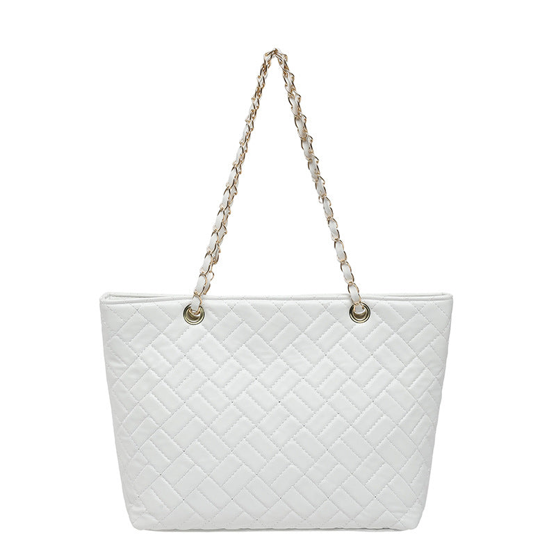 WoQuilted Tote Bag with Chain Handles Stornfield
