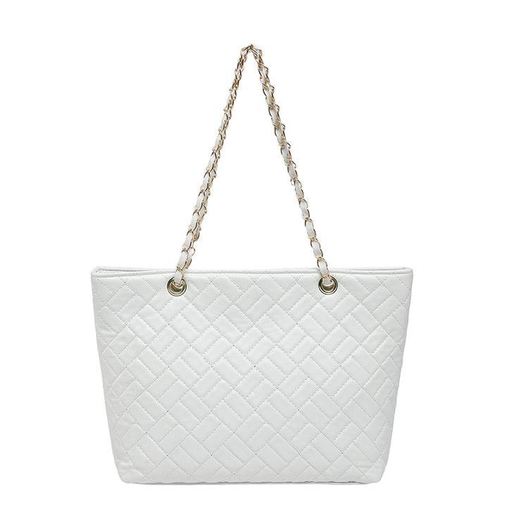 WoQuilted Tote Bag with Chain Handles Stornfield